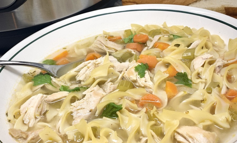Instant pot chicken noodle soup is easy to make and a comfort food everyone enjoys any time of the year. Homemade Chicken Noodle Soup Recipe | Chicken Noodle Soup Instant Pot | Healthy Chicken Noodle Soup Recipe | Chicken Noodle Soup from Scratch | Creamy Chicken Noodle Soup Recipe | Homemade Chicken Soup Recipe from Scratch